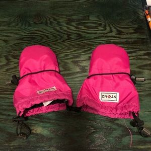 Stone mittenz-pink